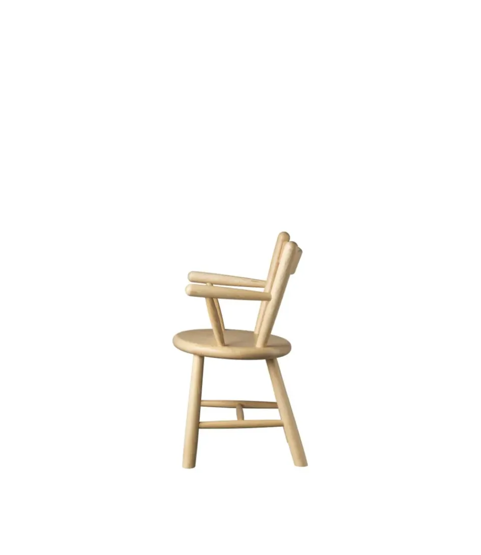 Silla infantil P9, Beech nature lacquered*FDB Møbler Outlet