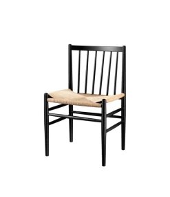 Silla J80, Beech black painted-nature*FDB Møbler New