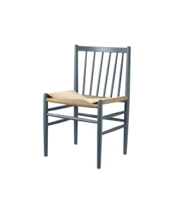 Silla J80, Beech blue grey painted-nature*FDB Møbler Sale