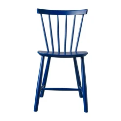 Silla J46, Beech dark blue painted*FDB Møbler Discount