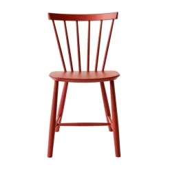 Silla J46, Beech red painted*FDB Møbler Best