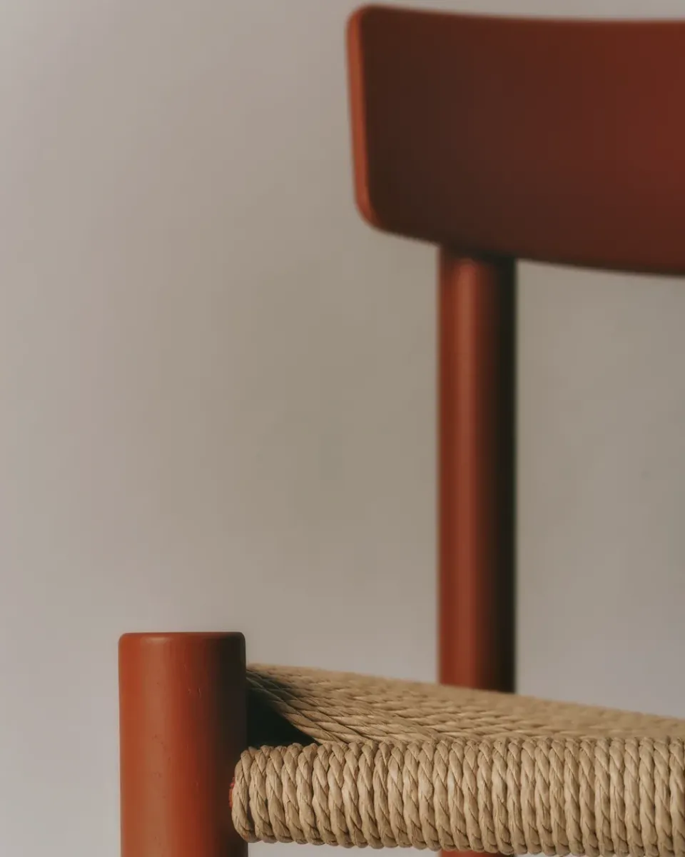 Silla J39, Herritage red-trenzado natural*Fredericia Furniture Hot