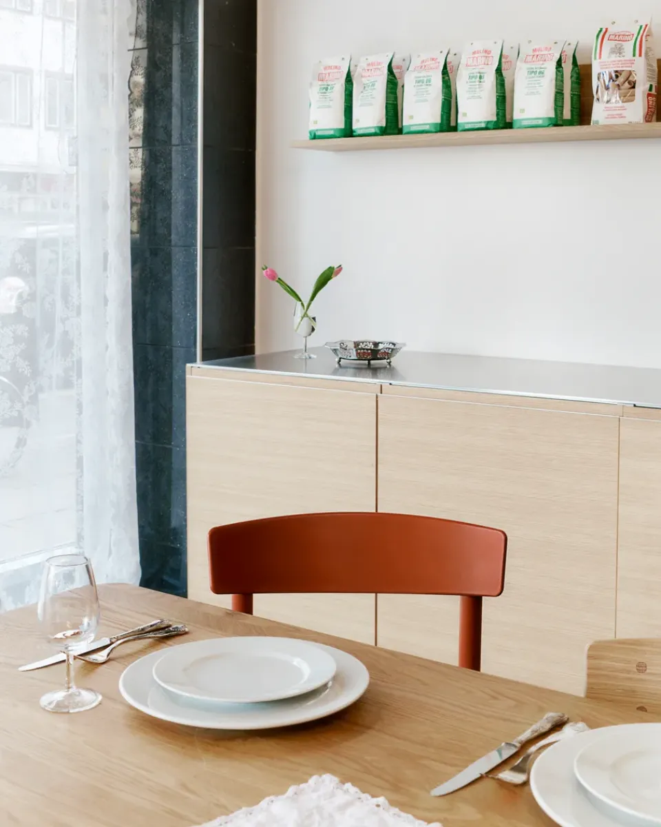 Silla J39, Herritage red-trenzado natural*Fredericia Furniture Hot
