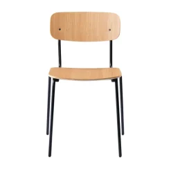 Silla J182 Holmen , Chapa de roble - patas negras*FDB Møbler Best
