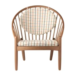 Silla J166 Jørna, Smoked oak-red diced*FDB Møbler Outlet