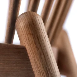 Silla J166 Jørna, Smoked oak-red diced*FDB Møbler Outlet