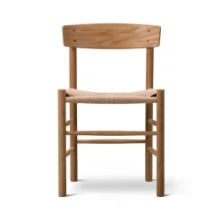 Silla J39, Roble aceitado - trenzado natural*Fredericia Furniture Discount