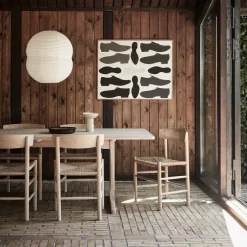 Silla J39, Roble claro aceitado - trenzado natural*Fredericia Furniture