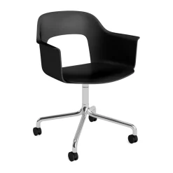 Silla Layout Armchair 261, Black-aluminio pulido*HAY