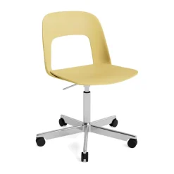 Silla Layout Chair 141, Biscotti-aluminio pulido*HAY