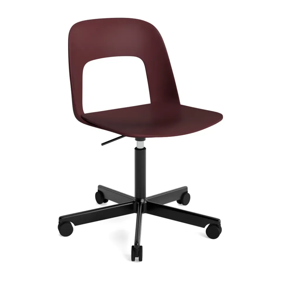 Silla Layout Chair 141, Bordeaux-black*HAY Best