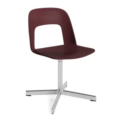Silla Layout Chair 131, Bordeaux-aluminio pulido*HAY Clearance