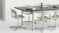 Silla Layout Chair 131, Cream white-black*HAY Discount