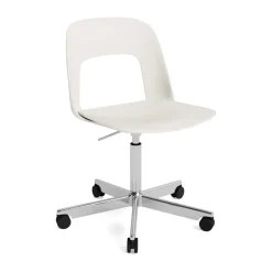 Silla Layout Chair 141, Cream white-aluminio pulido*HAY Best