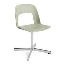 Silla Layout Chair 131, Pastel green-aluminio pulido*HAY Online
