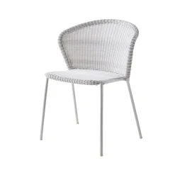 Silla Lean, White grey, weave*Cane-line