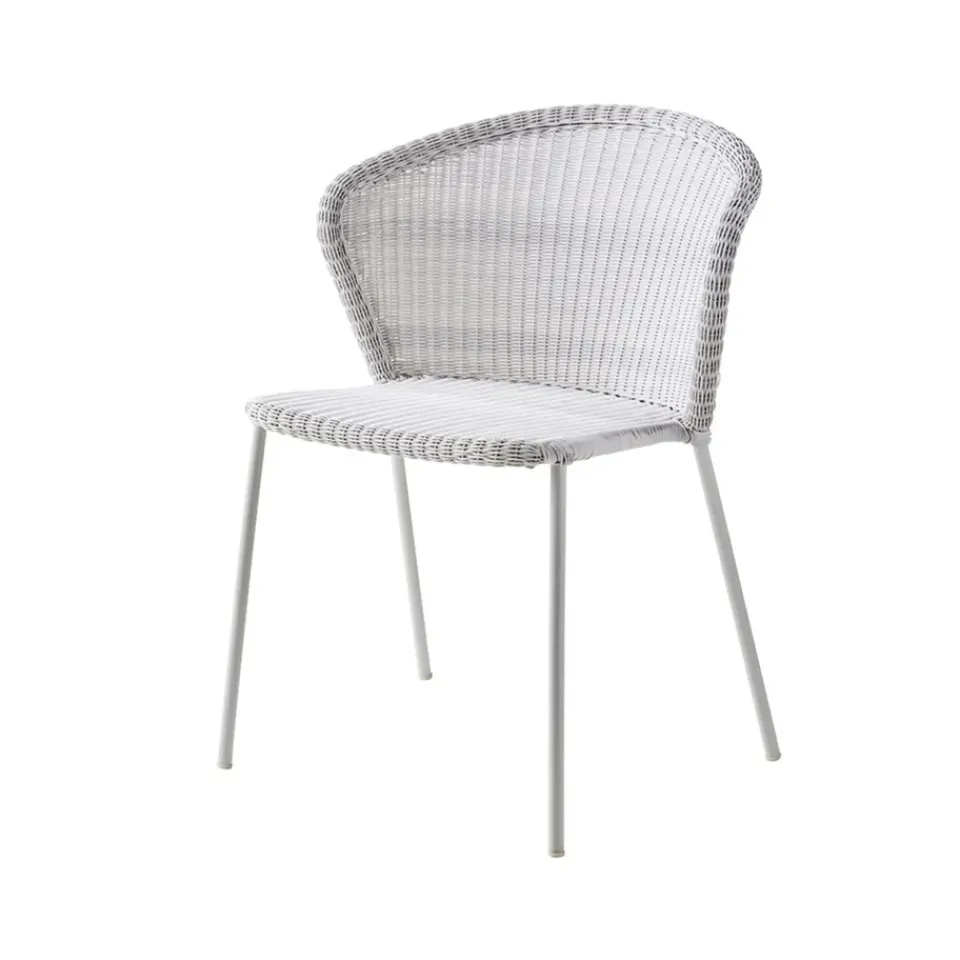 Silla Lean, White grey, weave*Cane-line