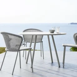 Silla Lean, White grey, weave*Cane-line