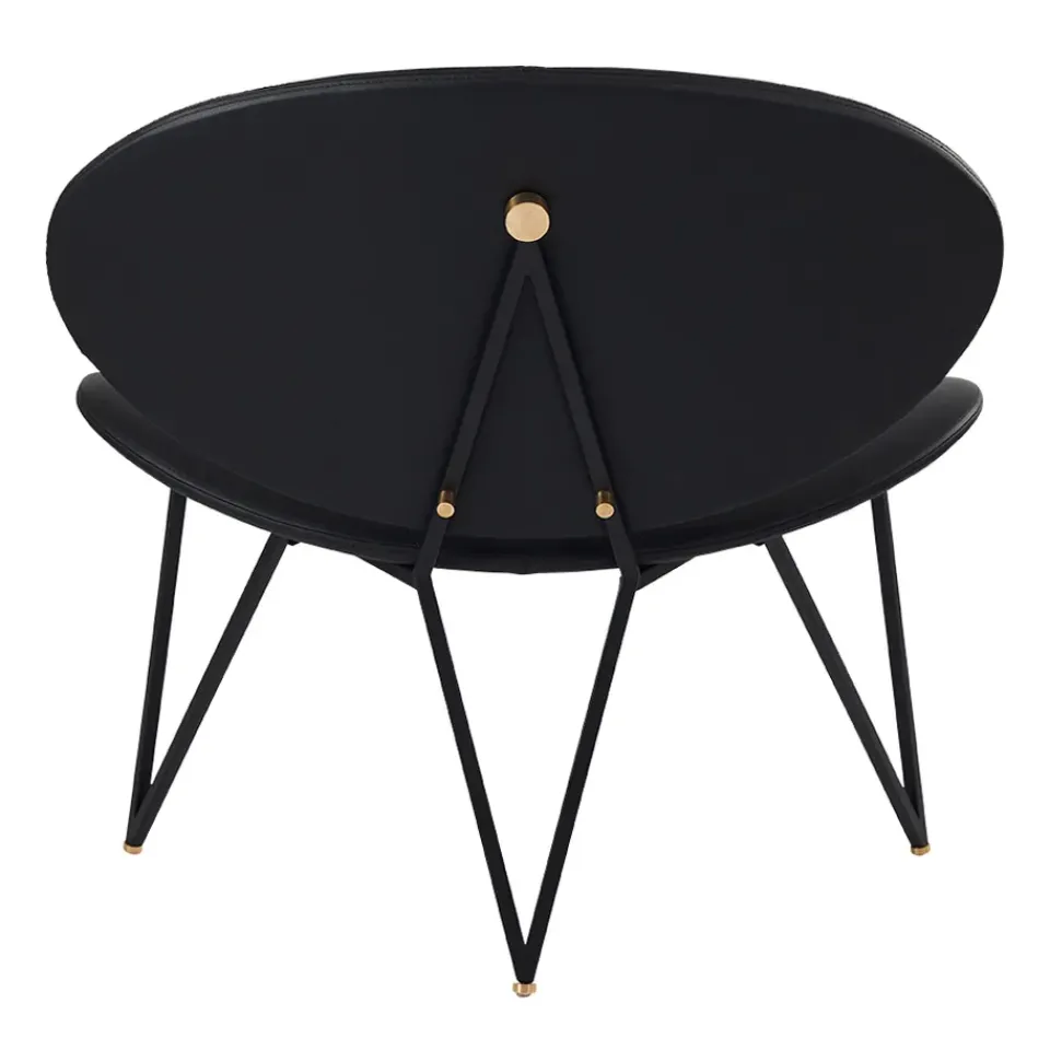 Silla lounge Semper, Black-black*AYTM Outlet