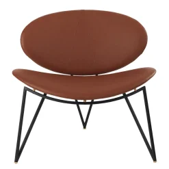 Silla lounge Semper, Black-cognac*AYTM Best