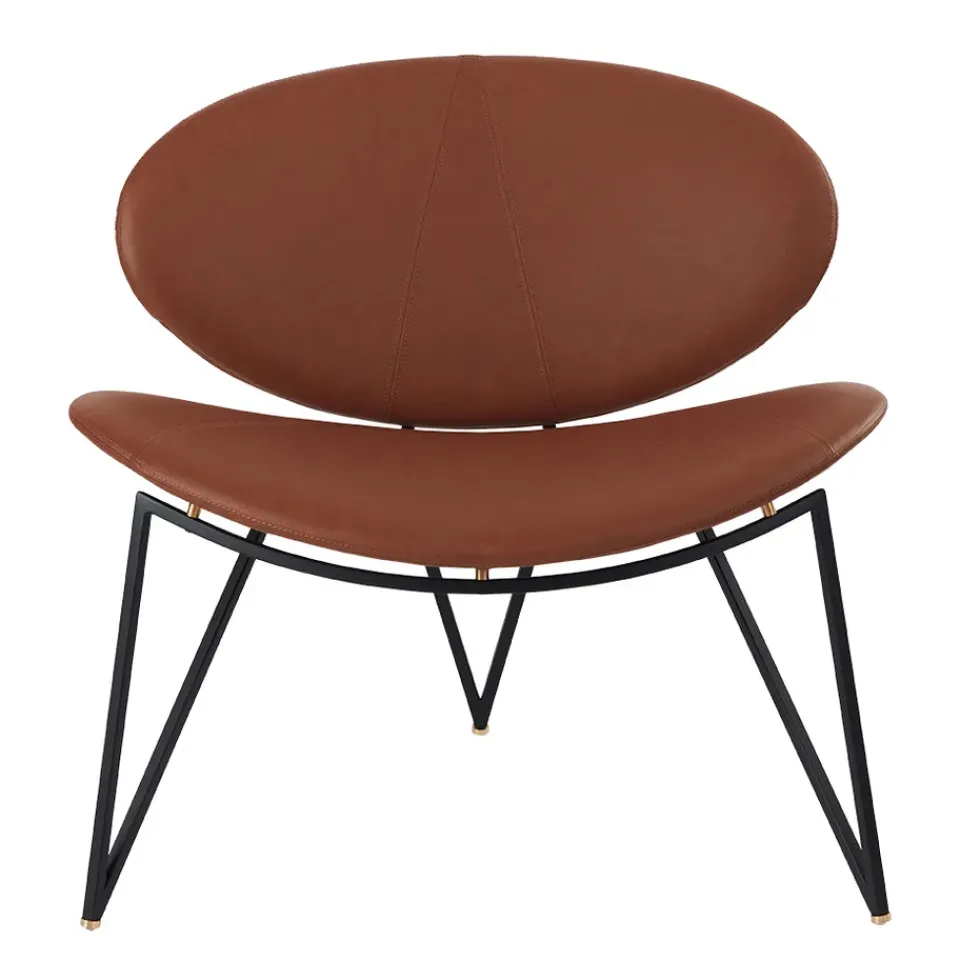 Silla lounge Semper, Black-cognac*AYTM Best