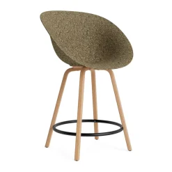 Silla Mat Bar Armchair 65 cm, Seaweed-beech-black steel*Normann Copenhagen Outlet