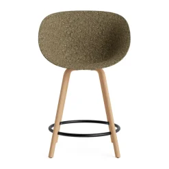 Silla Mat Bar Armchair 65 cm, Seaweed-beech-black steel*Normann Copenhagen Outlet