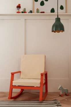 Silla mecedora Carl Larsson, Orange-natur*Kid's Concept New