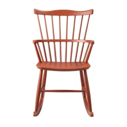 Silla mecedora J52G, ladrillo*FDB Møbler Discount