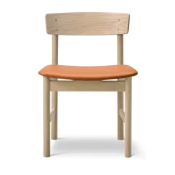 Silla Mogensen 3236 , Roble enjabonado-piel cognac 307*Fredericia Furniture New