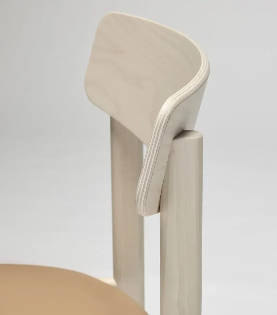 Silla Pal, Abedul claro laca mate-Elmosoft 22030*Stolab Sale