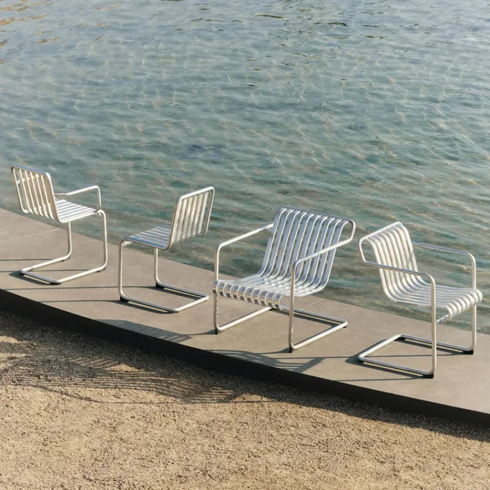 Silla Palissade Cantilever , Acero galvanizado en caliente*HAY Outlet