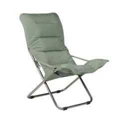 Silla para tomar el sol Fiesta Soft, Tela sage green, estructura de aluminio*Fiam Discount