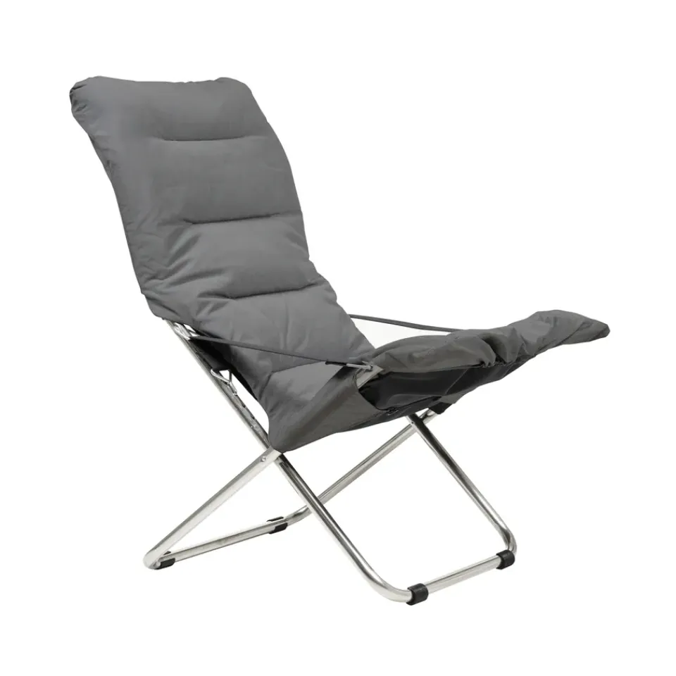 Silla para tomar el sol Fiesta Soft, Tela antracit, estructura de aluminio*Fiam Hot