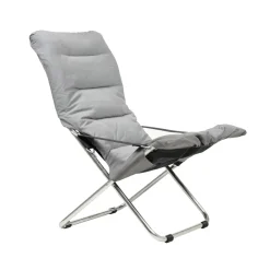 Silla para tomar el sol Fiesta Soft, Tela grey, estructura de aluminio*Fiam Best