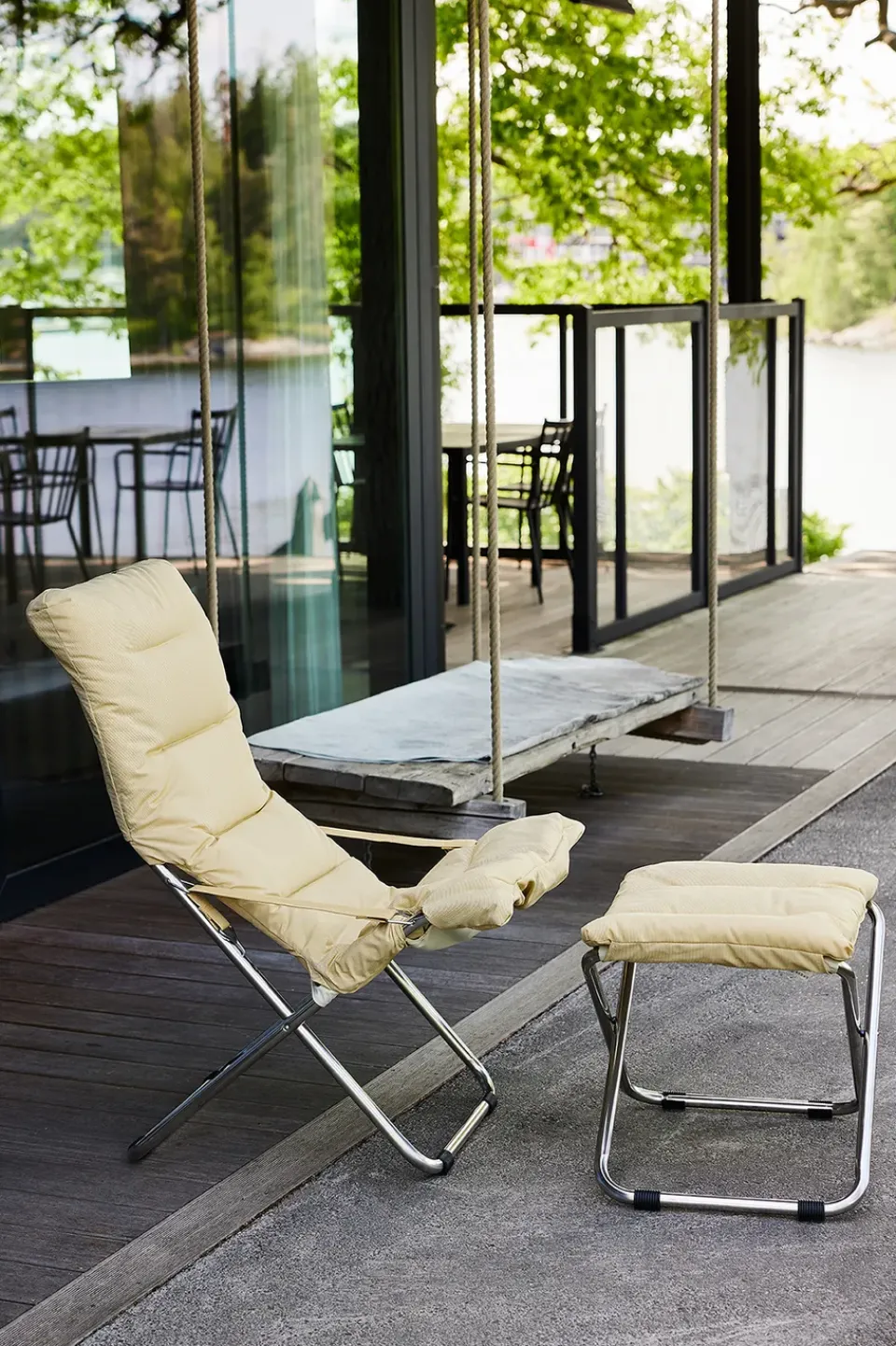 Silla para tomar el sol Fiesta Soft, Dusty yellow*Fiam Clearance