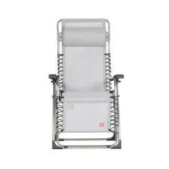 Silla para tomar el sol Movida, Textaline grey, estructura de aluminio*Fiam Outlet