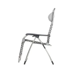 Silla para tomar el sol Movida, Textaline grey, estructura de aluminio*Fiam Outlet