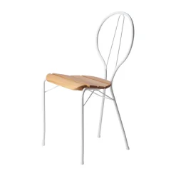 Silla Pia, Soporte de acero lacado - roble aceitado*Gärsnäs Online