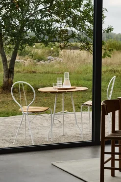 Silla Pia, Soporte de acero lacado - roble aceitado*Gärsnäs Online