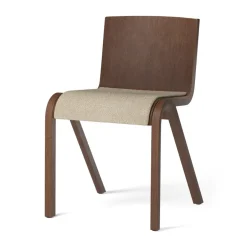 Silla Ready con asiento tapizado, Red oak-Audo Bouclé 02*Audo Copenhagen Outlet