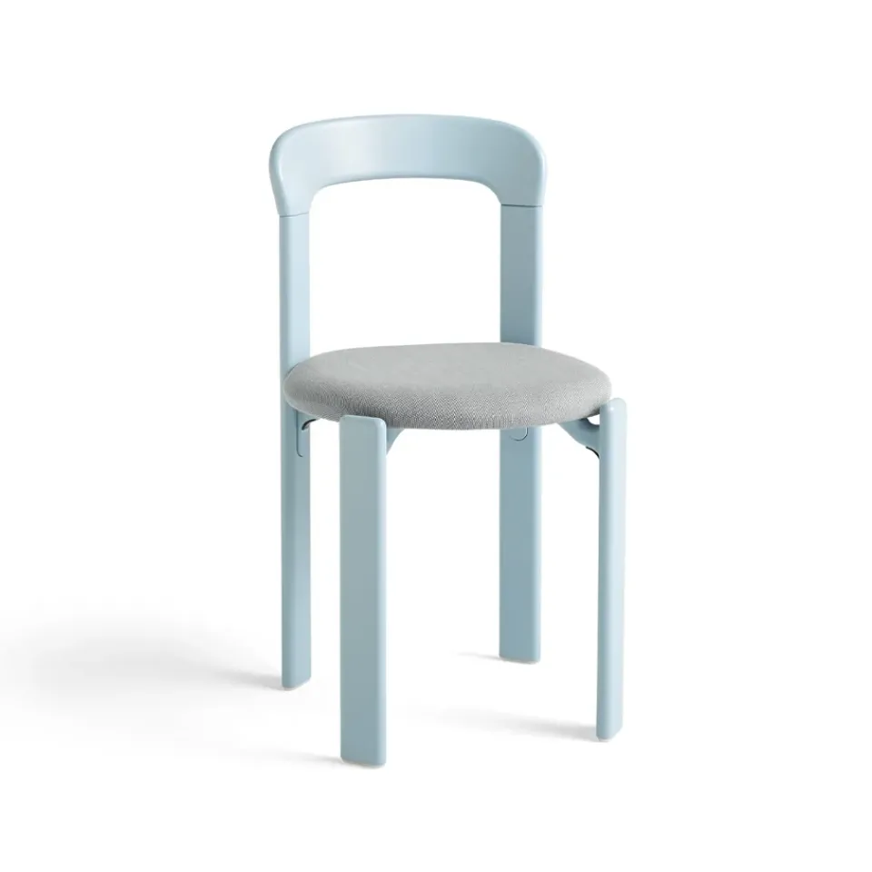 Silla Rey tapizada, Steelcut Trio 113 slate blue*HAY Discount