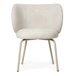 Silla Rico dining chair bouclé, Off-white-cashmere*Ferm Living Online