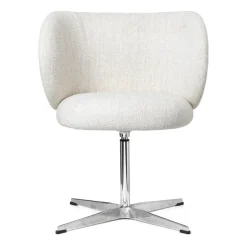 Silla Rico dining chair swivel bouclé, Off-white*Ferm Living Discount
