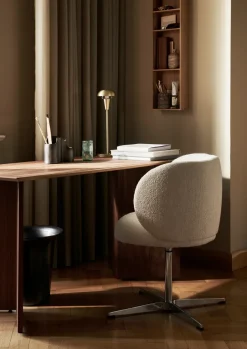 Silla Rico dining chair swivel bouclé, Off-white*Ferm Living Discount