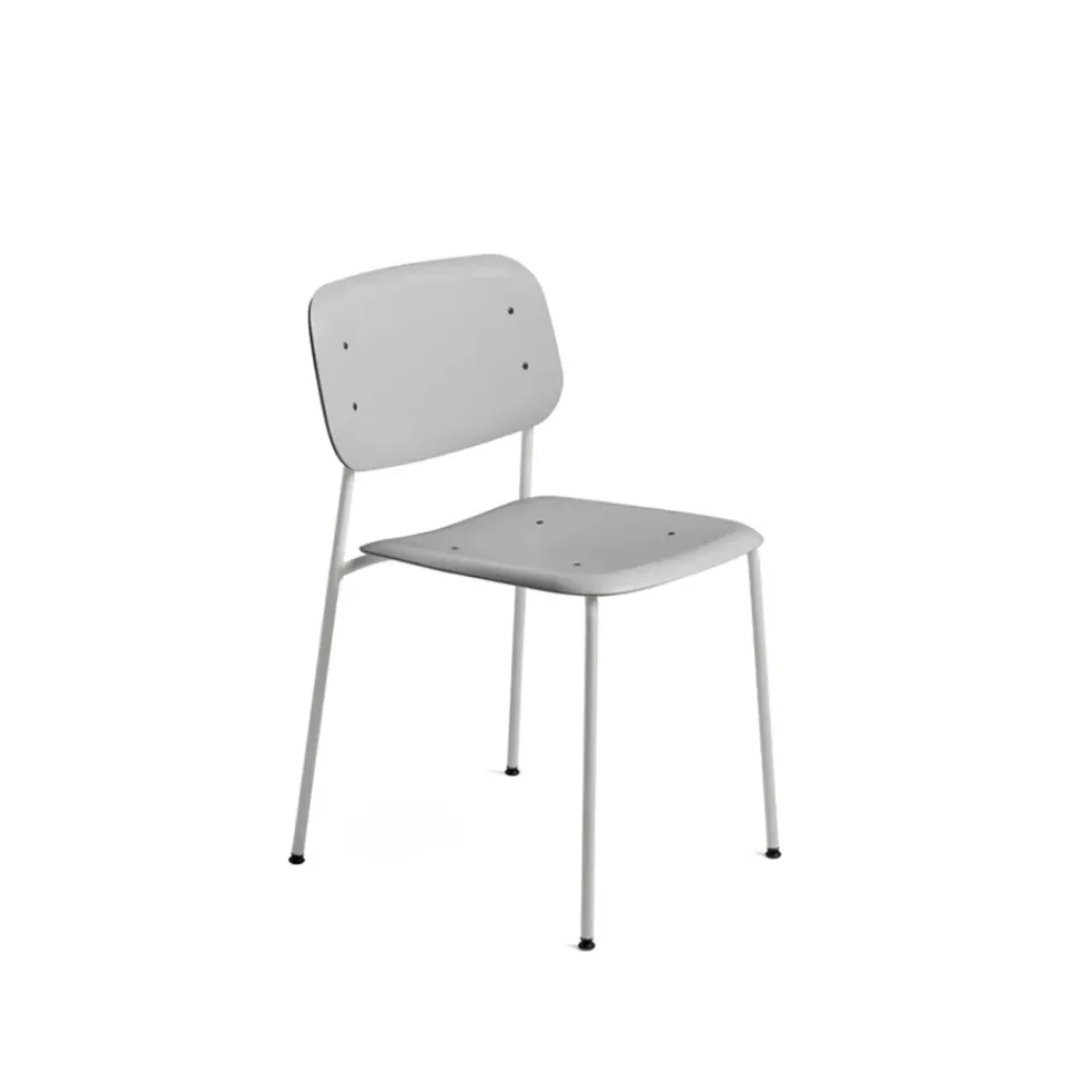 Silla Soft Edge 45, Soft grey-estructura de acero soft grey*HAY Discount