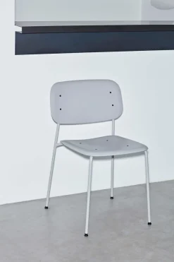 Silla Soft Edge 45, Soft grey-estructura de acero soft grey*HAY Discount