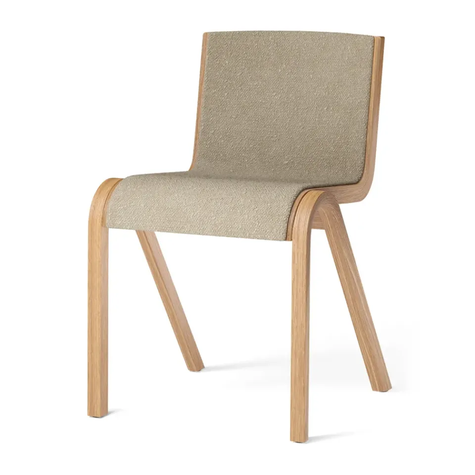 Silla tapizada Ready, Natural oak-Audo Bouclé 02*Audo Copenhagen Sale