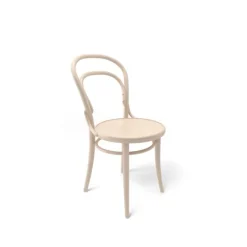 Silla no.14, Haya lacado transparente-asiento chapa New Fanér*TON Hot