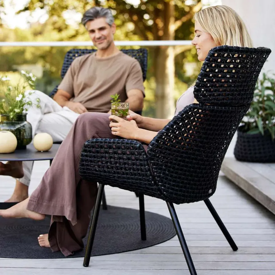 Silla Vibe respaldo alto, Black*Cane-line Sale